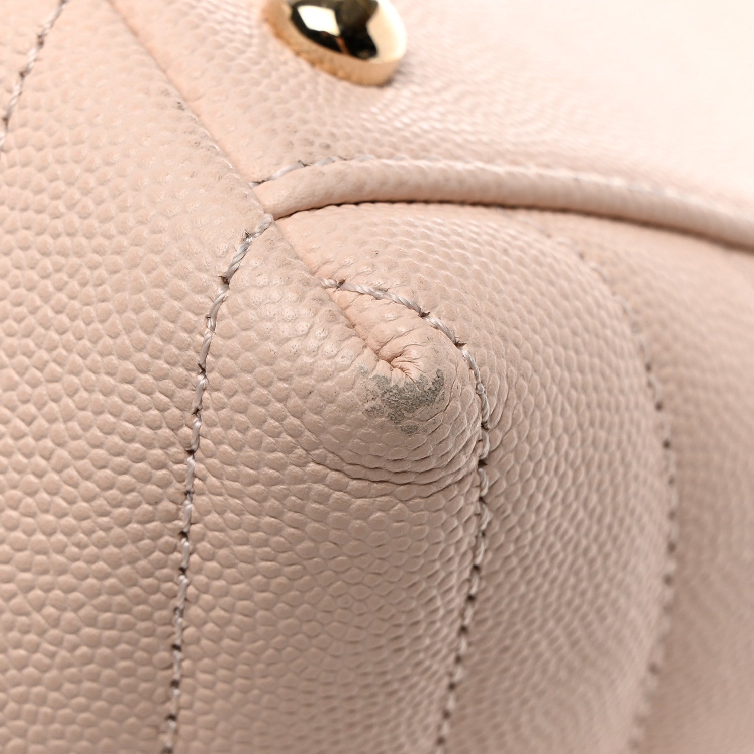 Chanel Lizard Embossed Caviar Chevron Quilted Small Coco Handle Flap Beige 13 of 17