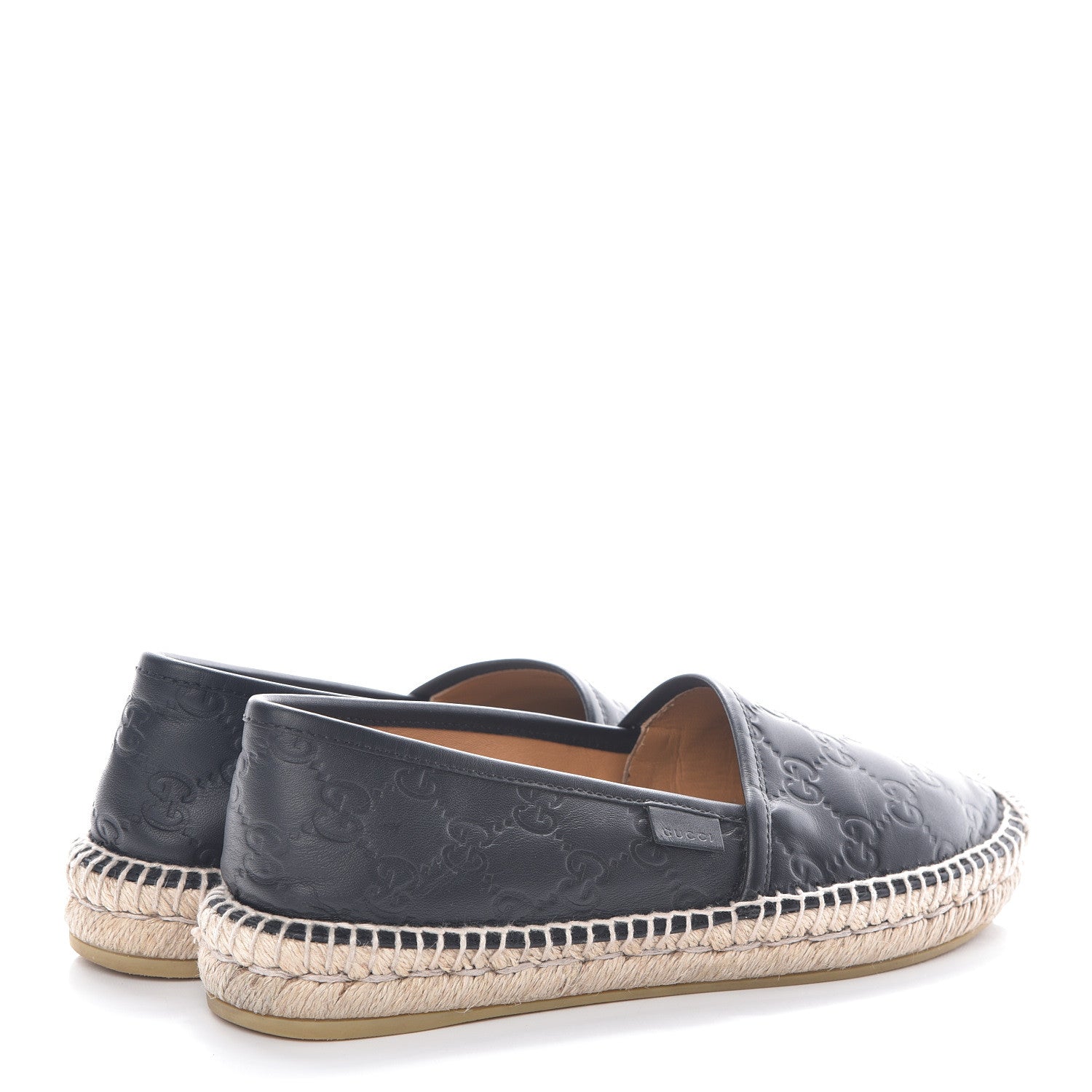 Gucci Guccissima Signature Espadrilles 38 Black 4 of 9