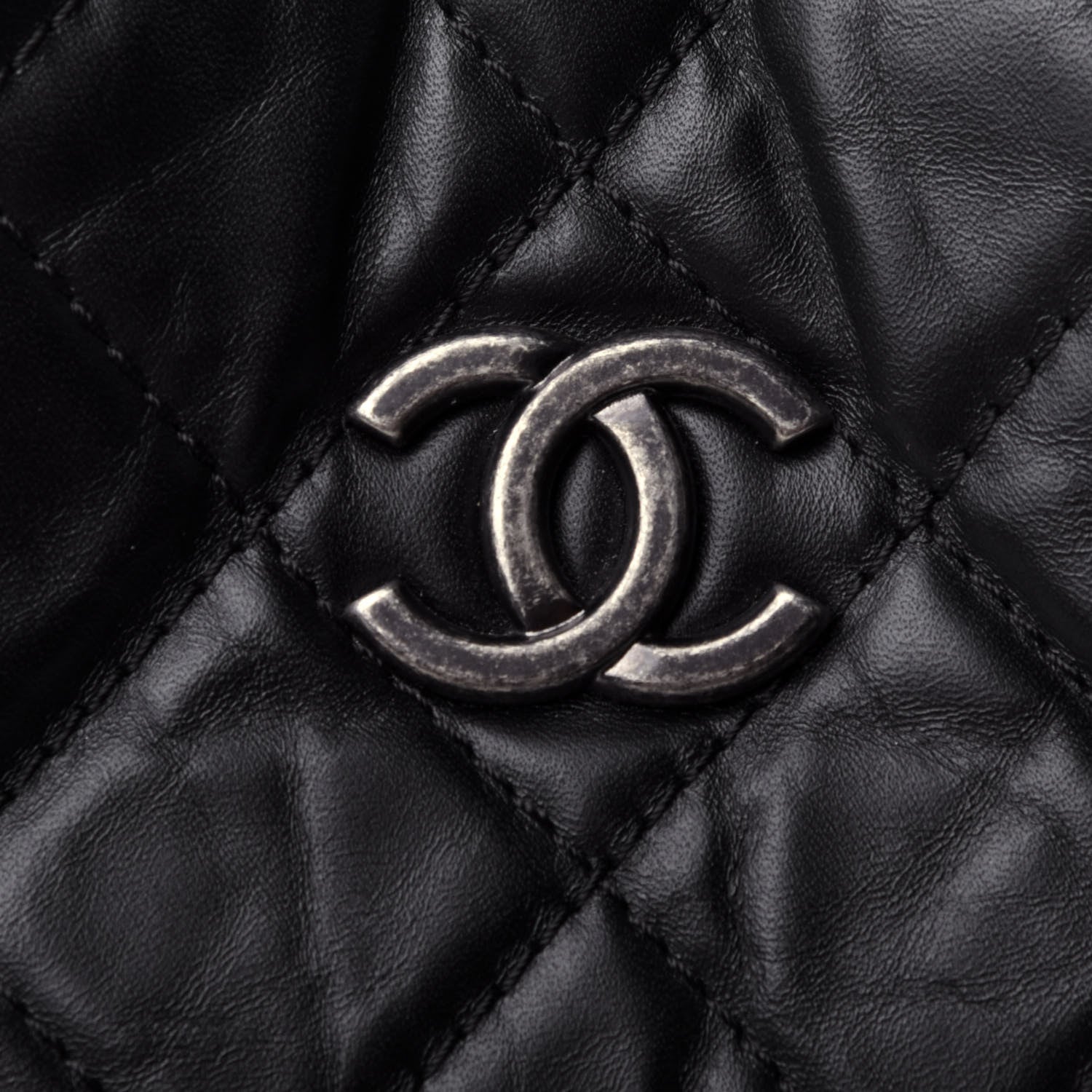 Chanel Aged Calfskin Quilted Small Gabrielle Backpack Black 4 of 4