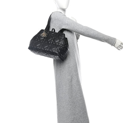 Christian Dior Calfskin Macrocannage Medium Toujours Black 2 of 12