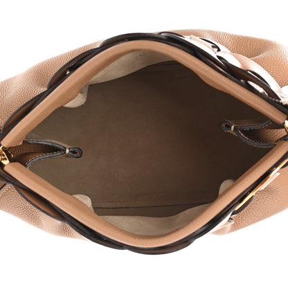 Chloe Grained Calfskin Darryl Clutch Cement Brown 5 of 7