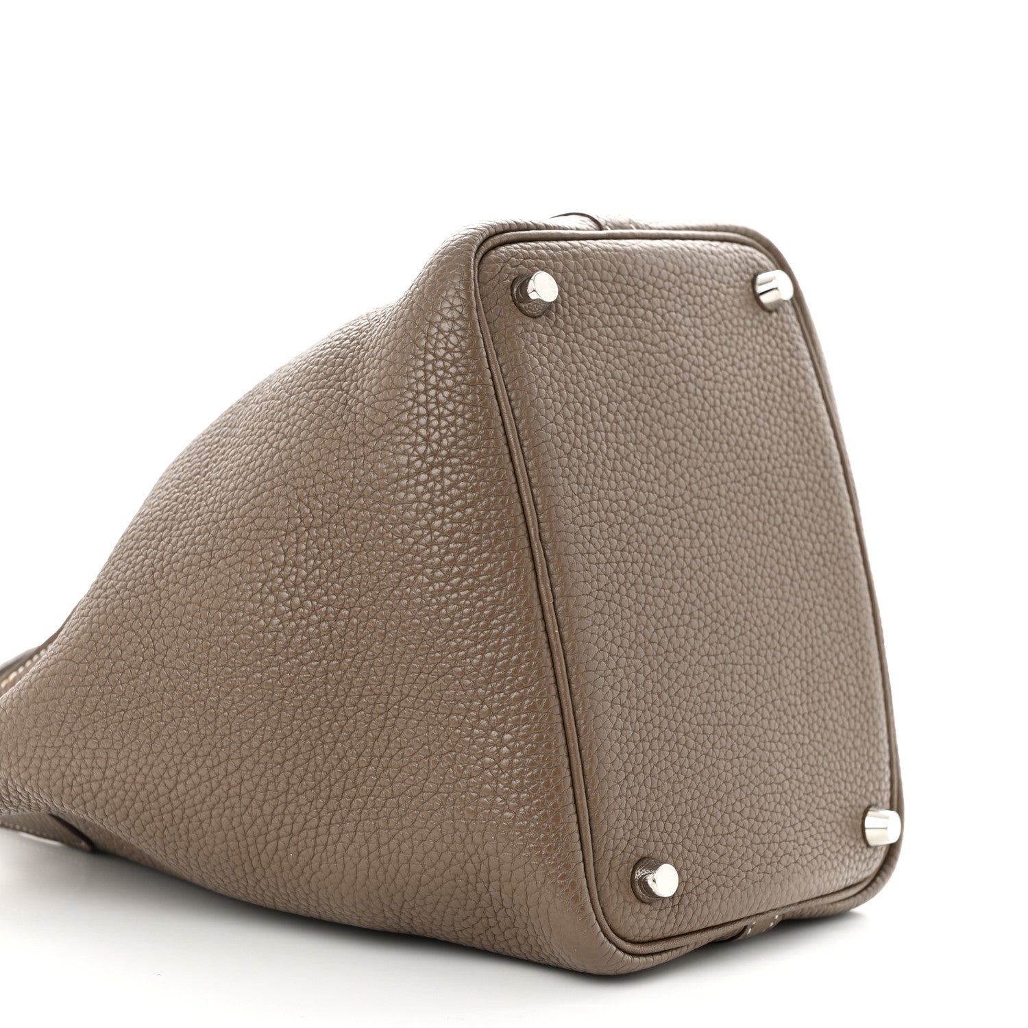 Hermes Taurillon Clemence Picotin Lock 18 PM Etoupe 9 of 11