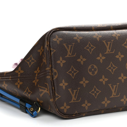 Louis Vuitton Monogram Totem Neverfull MM Magenta 9 of 10