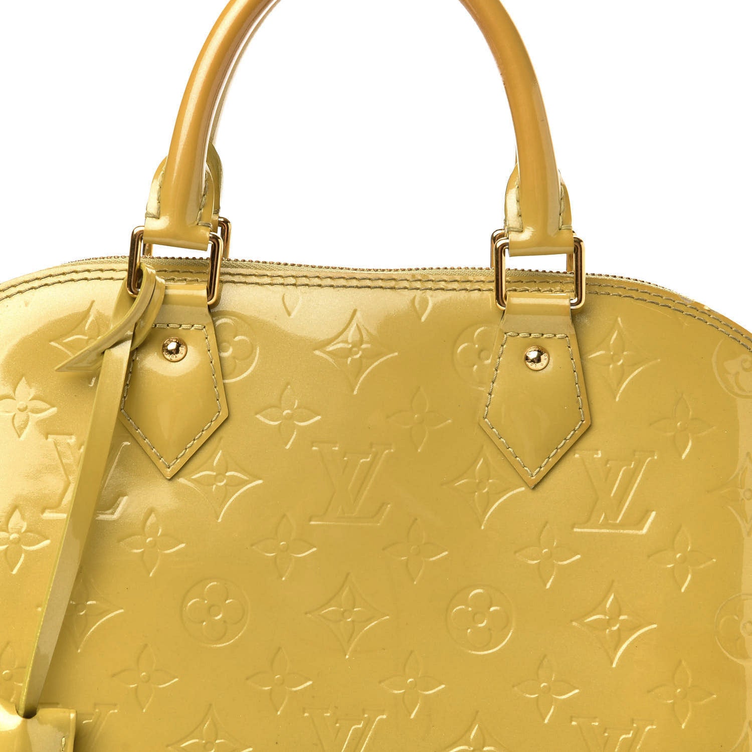 Louis Vuitton Vernis Alma PM Citrine 9 of 16