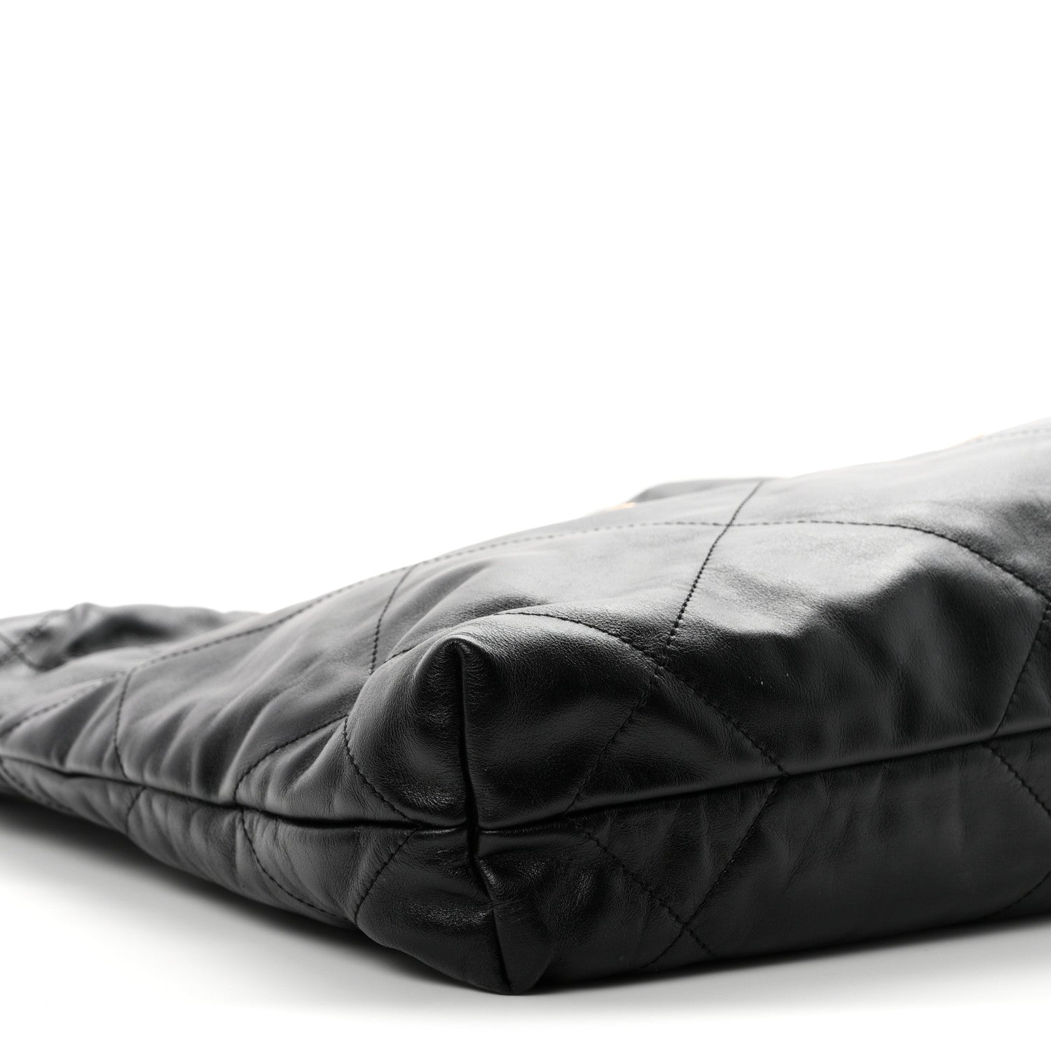 Chanel Shiny Calfskin Quilted Small Chanel 22 Black 10 of 11