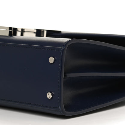 Saint Laurent Calfskin Mini Classic Monogram Cassandra Top Handle Bag Blue 10 of 10