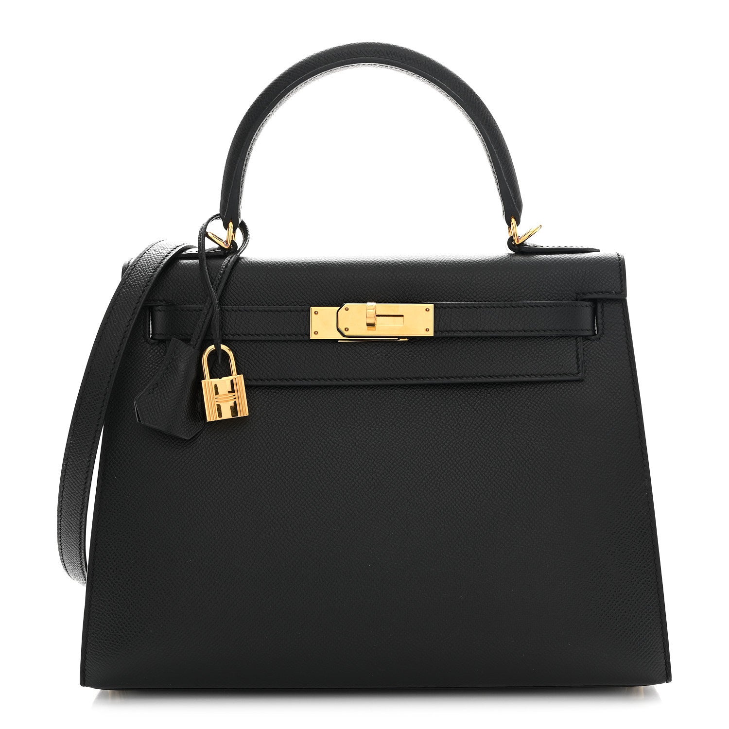Hermes Epsom Kelly Sellier 28 Black 1 of 12