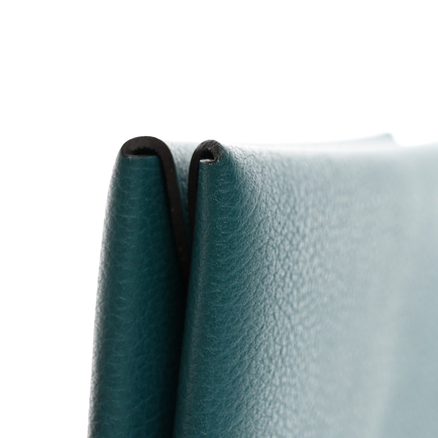 Chevre Mysore Calvi Card Case Vert Bosphore