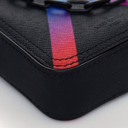 Louis Vuitton Taiga Rainbow Danube Messenger Black 9 of 12