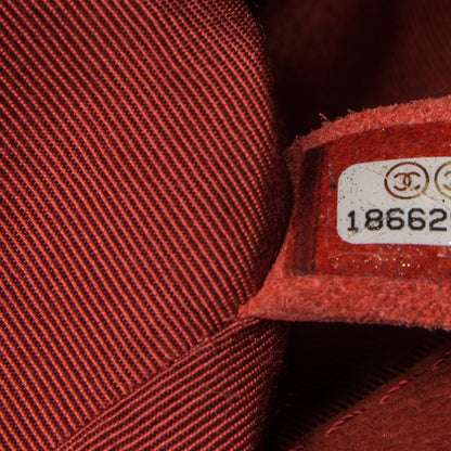 Chanel Iridescent Caviar Quilted Medium Boy Flap Red 8 of 12