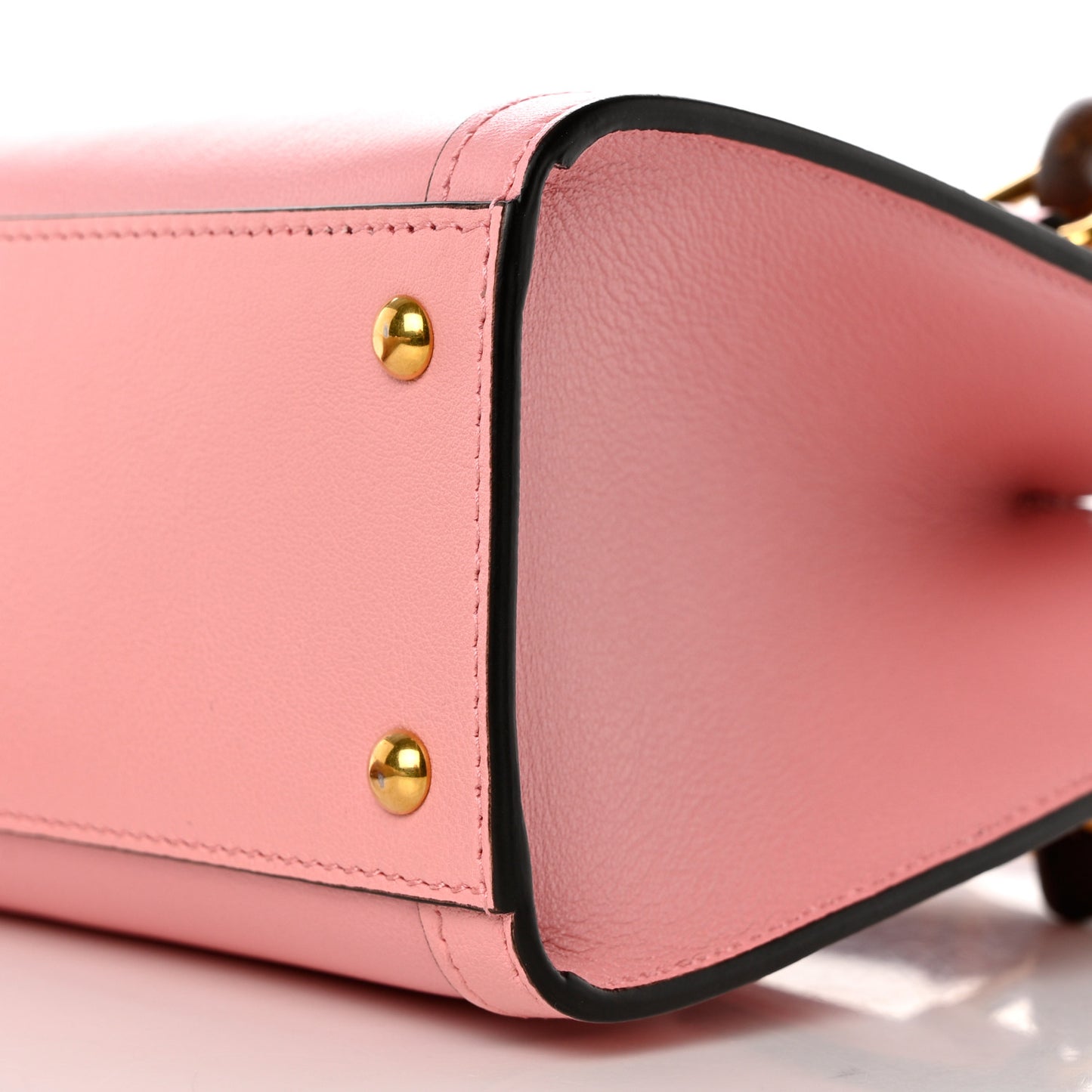 Wonka Grain Calfskin Mini Diana Tote Bag Wild Rose Fuxia Fluo