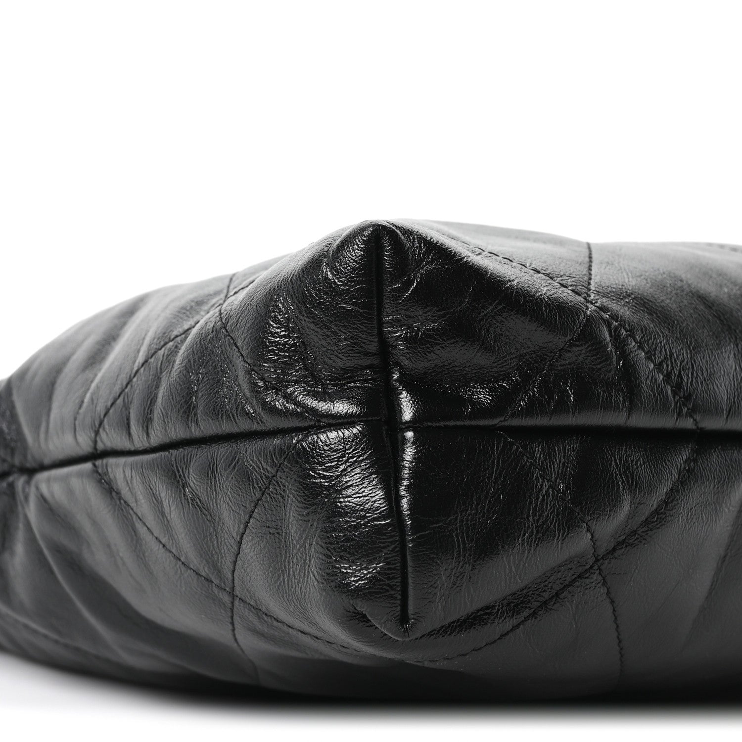 Chanel Shiny Calfskin Quilted Small Chanel 22 Black 10 of 11