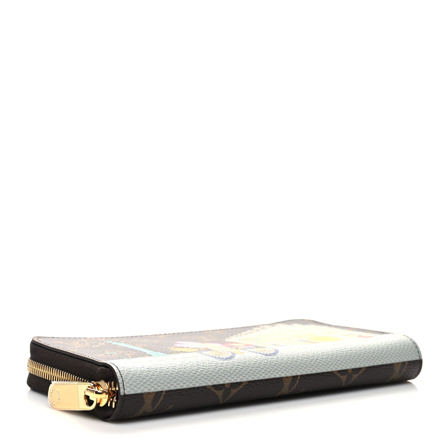Monogram 2022 Christmas Animation Paris Zippy Wallet Pink