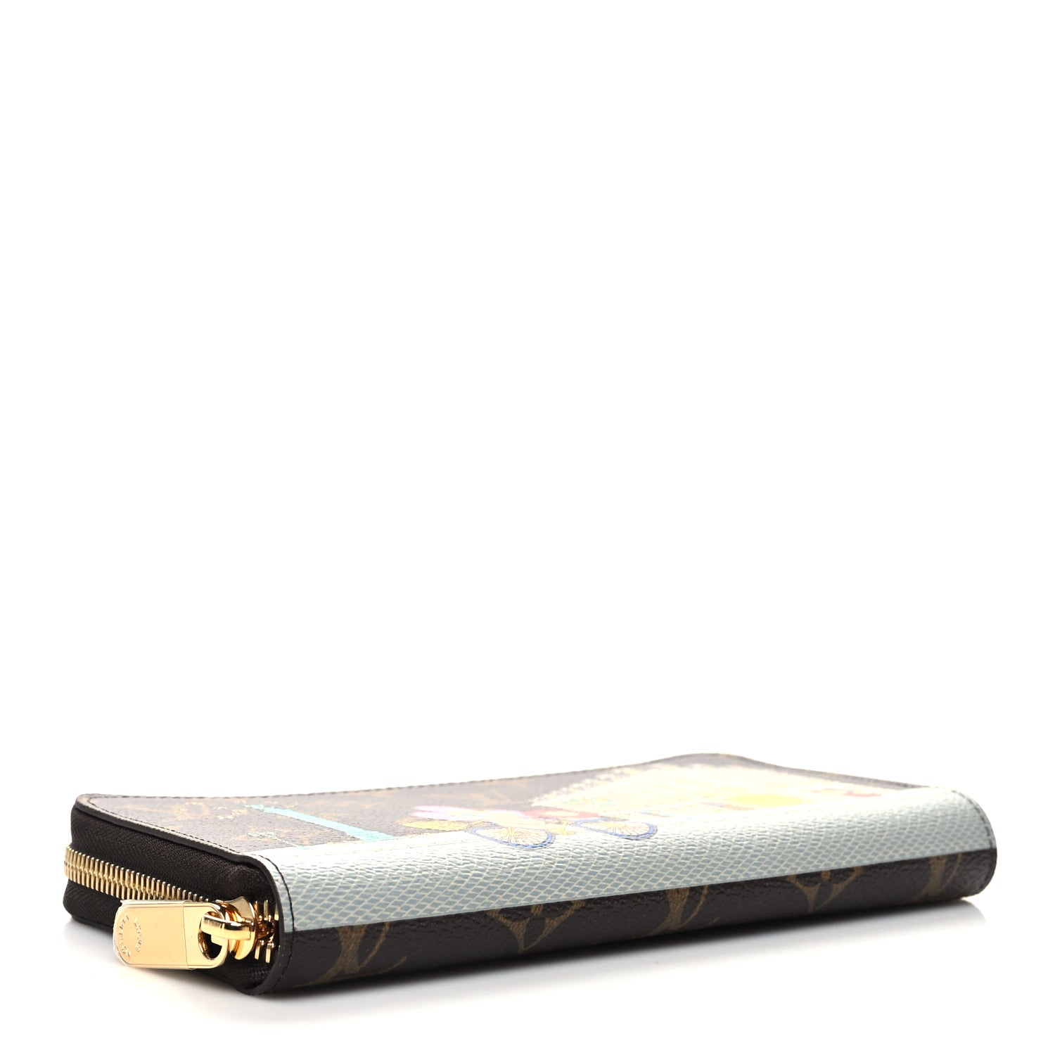 Louis Vuitton Monogram 2022 Christmas Animation Paris Zippy Wallet Pink 4 of 7