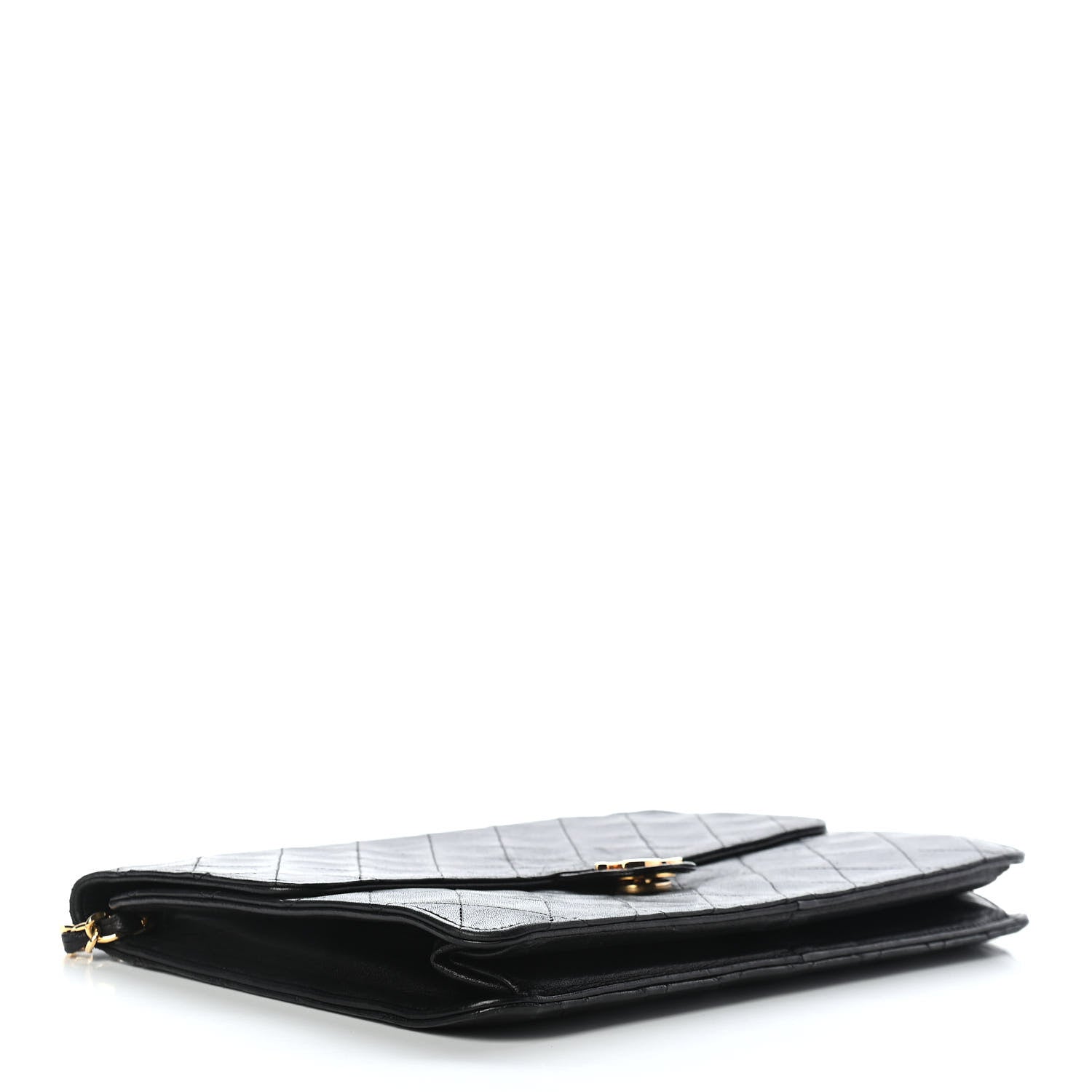 Chanel Lambskin Quilted Medium Single Flap Black 4 of 9