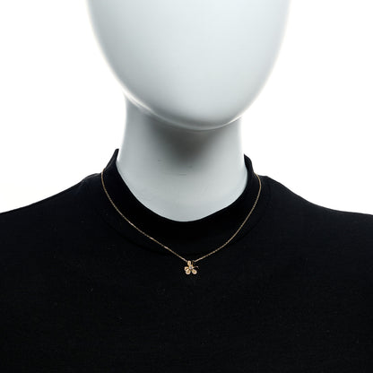 Van Cleef & Arpels 18K Yellow Gold Diamond Mini Frivole Pendant Necklace 6 of 6
