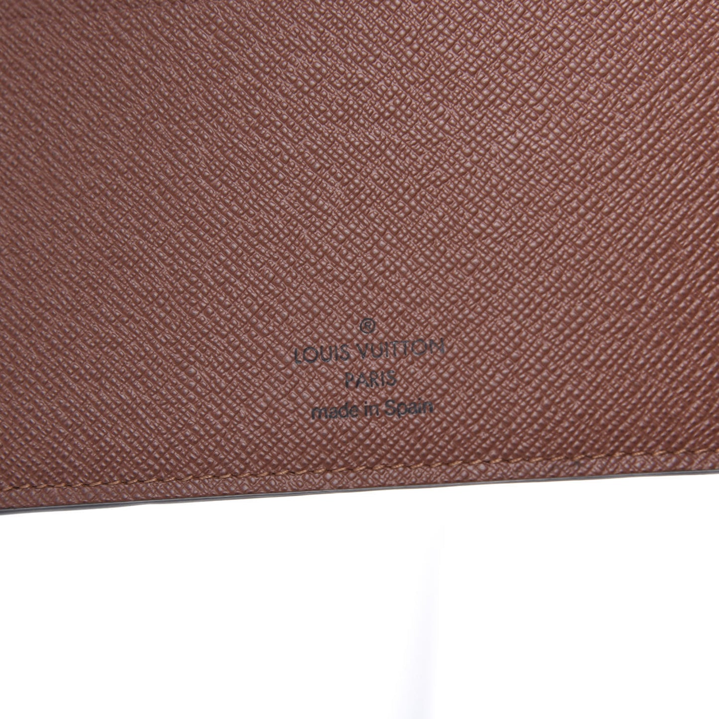 Monogram Desk Agenda Cover