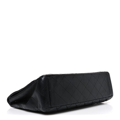 Chanel Lambskin Quilted Maxi Double Flap Black 4 of 11