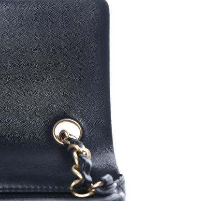 Chanel Lambskin Quilted Mini Rectangular Flap Black 15 of 16