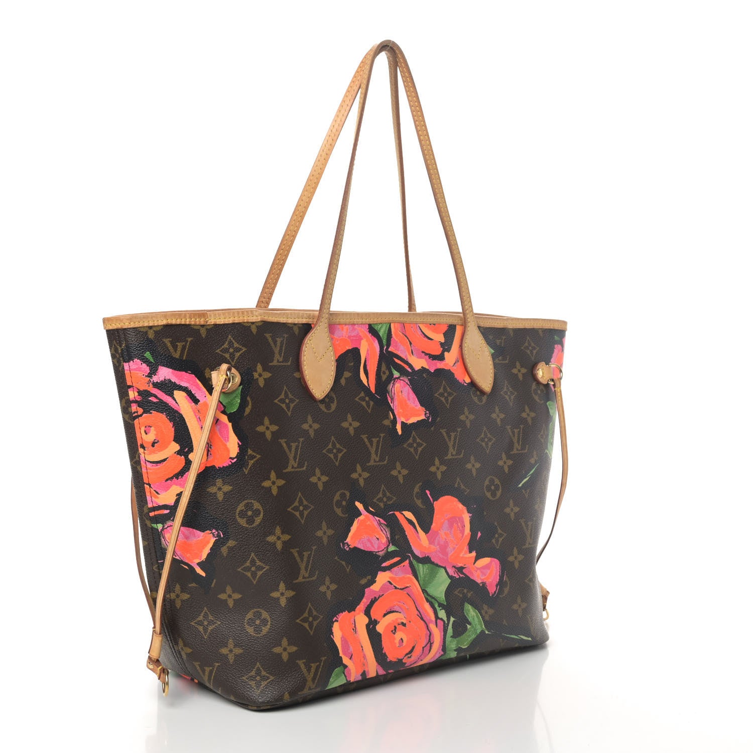 Louis Vuitton Monogram Roses Neverfull MM 2 of 6