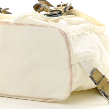 Prada Nylon Vela Backpack White 10 of 14