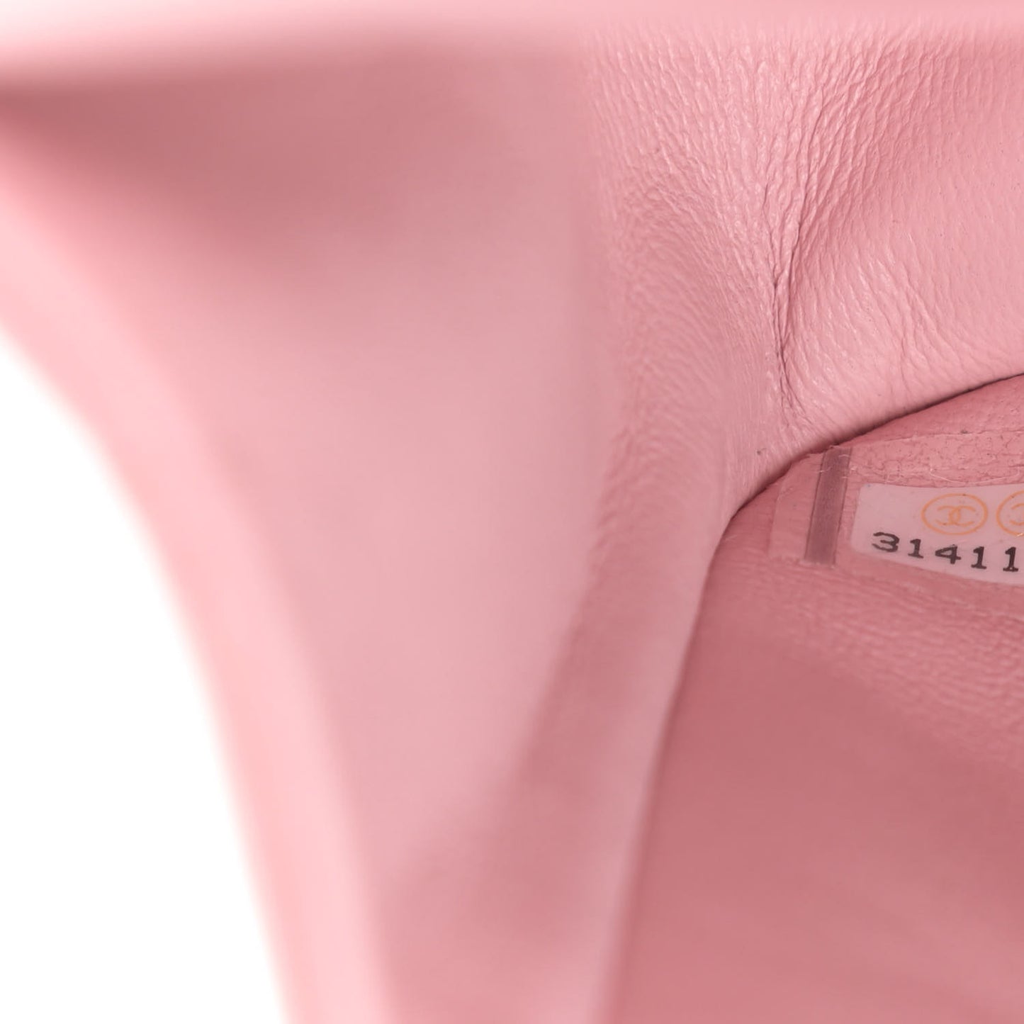 Lambskin Quilted Medium Double Flap Light Pink