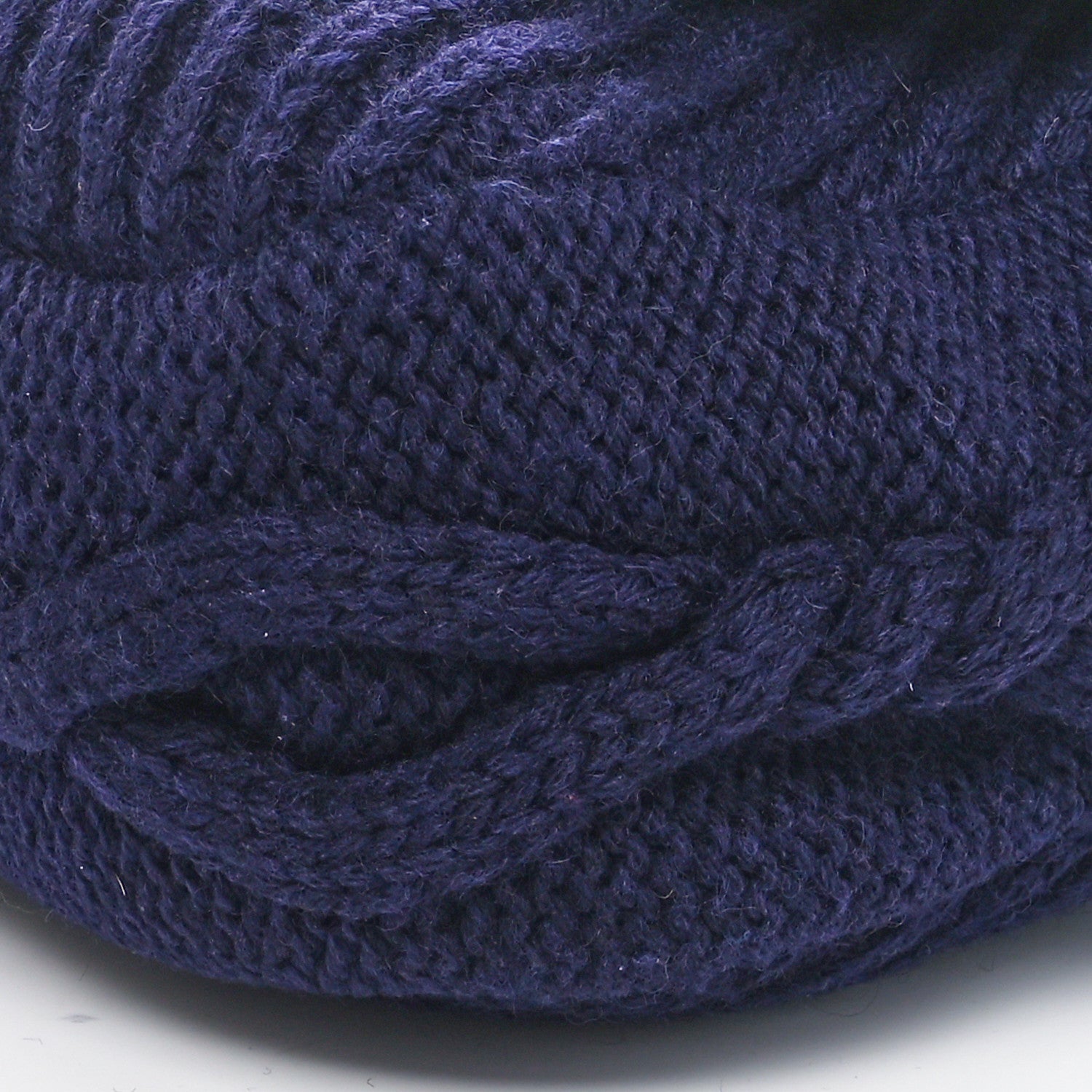 Chanel Cable Knit Calfskin Flap Bag Navy Blue 10 of 10
