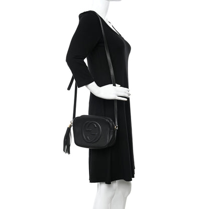 Gucci Pebbled Calfskin Small Soho Disco Bag Black 2 of 10