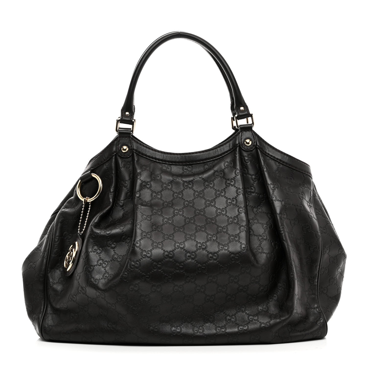 Gucci Guccissima Vitello Tender Large Sukey Tote Testa di Moro 1 of 10