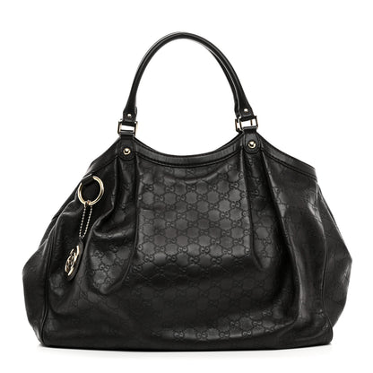 Gucci Guccissima Vitello Tender Large Sukey Tote Testa di Moro 1 of 10