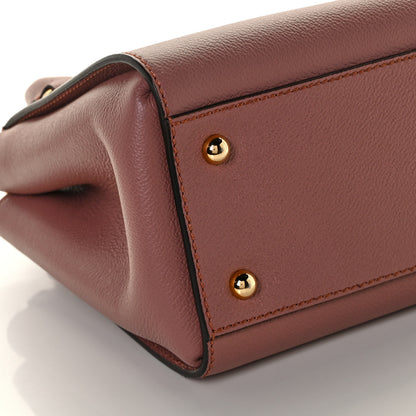 Burberry Soft Grain Calfskin Small Buckle Tote Dusty Pink 9 of 12