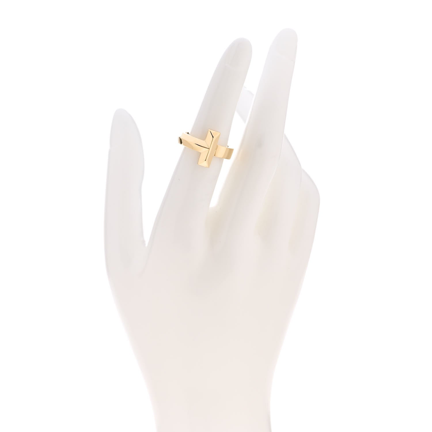 Tiffany 18K Yellow Gold 4.5mm T T1 Wide Ring 52 6 2 of 5