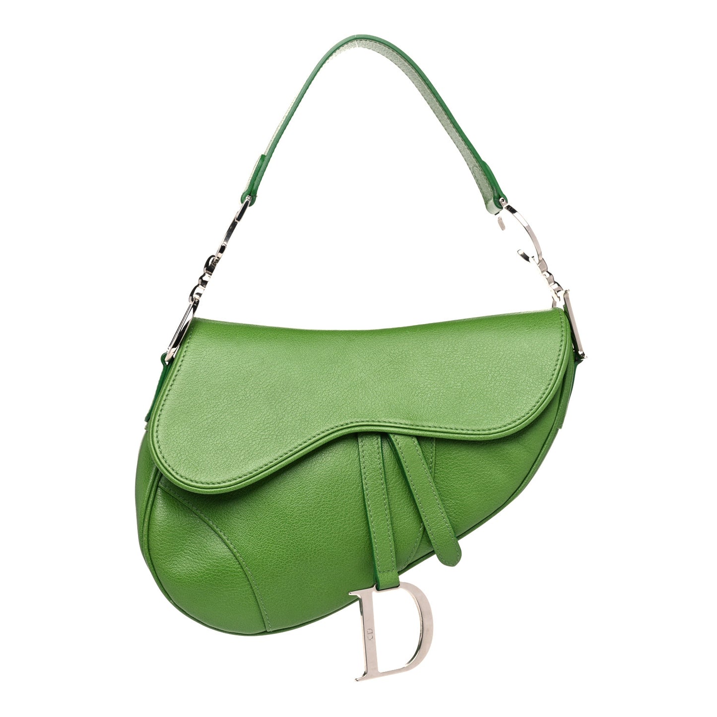 Calfskin Saddle Bag Green