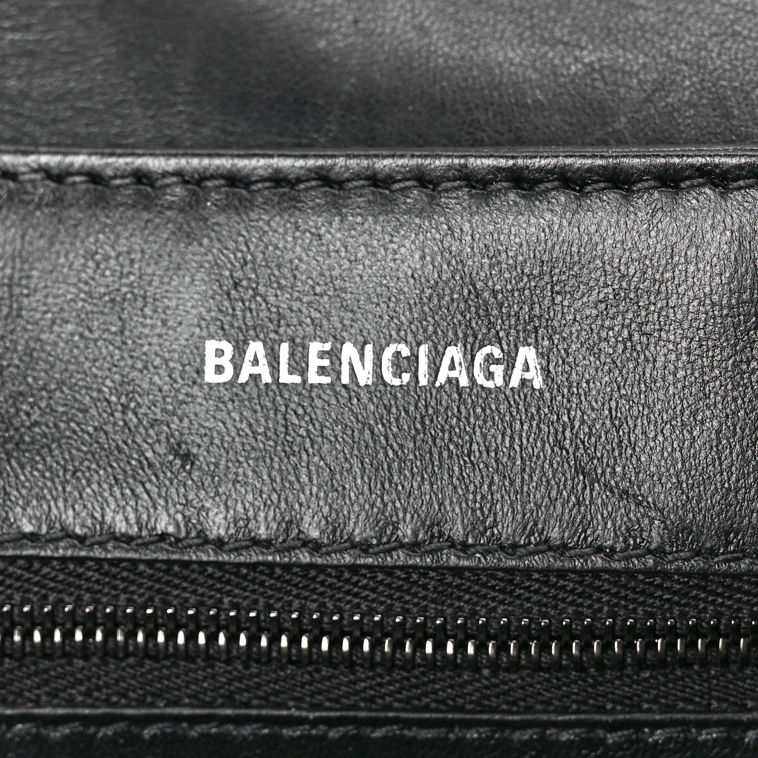 Balenciaga Nappa BB Monogram Embossed Medium Triplet Bag Black 6 of 12