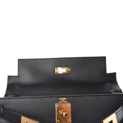 Hermes Epsom Kelly Sellier 28 Black 15 of 43
