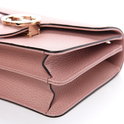 Gucci Dollar Calfskin Small Interlocking G Shoulder Bag Soft Pink 8 of 8