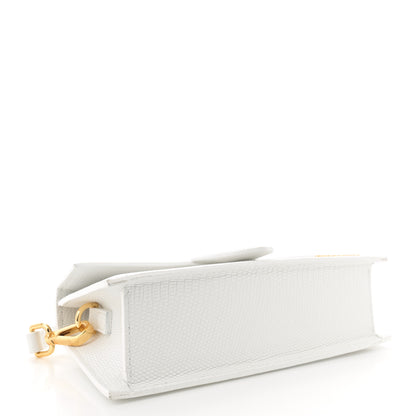 Jacquemus Calfskin Lizard Embossed Le Grand Bambino White 4 of 11