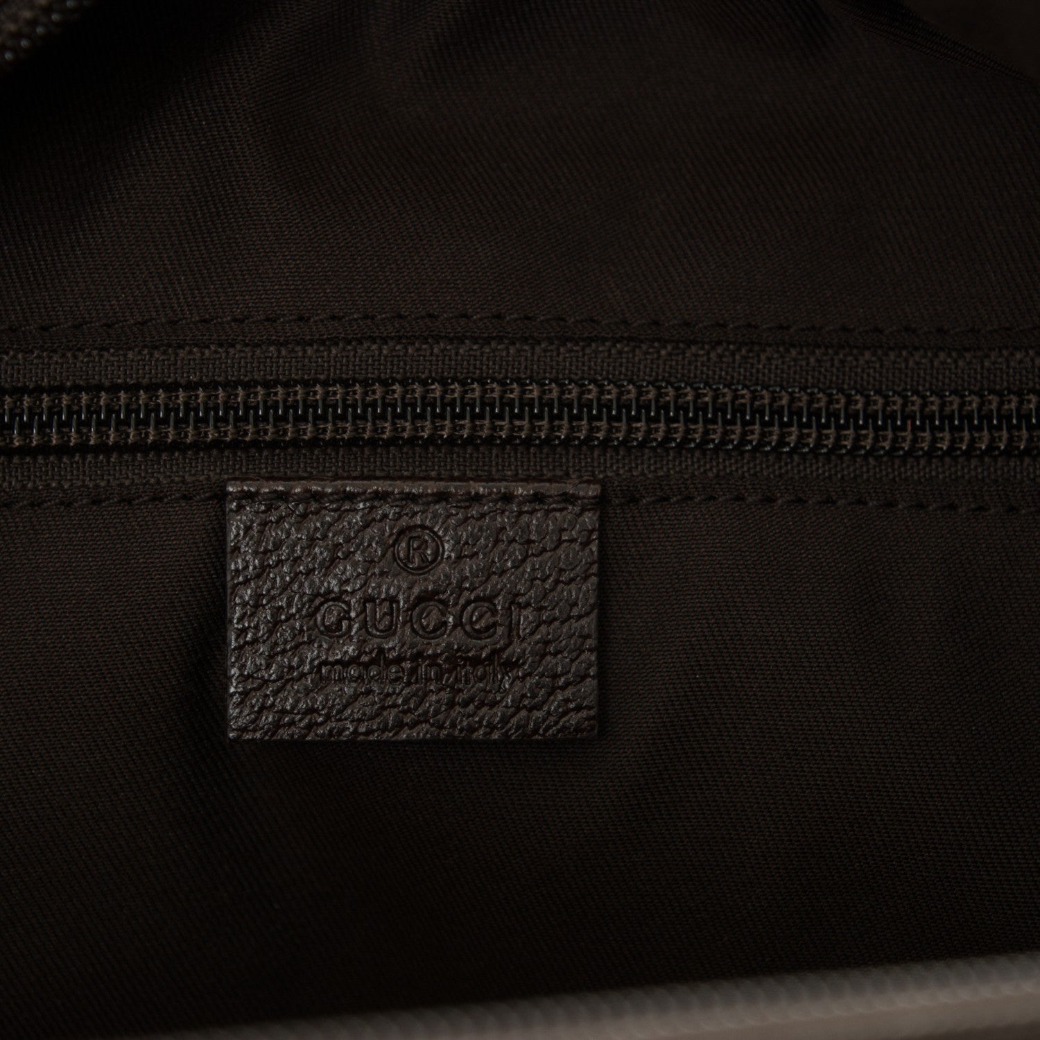 Gucci Monogram Web Tote Dark Brown 6 of 7