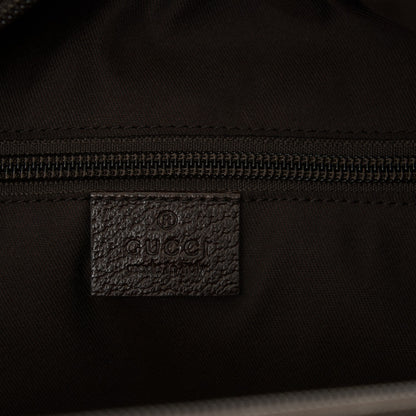Gucci Monogram Web Tote Dark Brown 6 of 7
