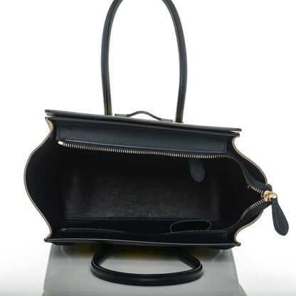Celine Nubuck Grained Calfskin Micro Tri-Color Luggage Fluo Yellow 5 of 6