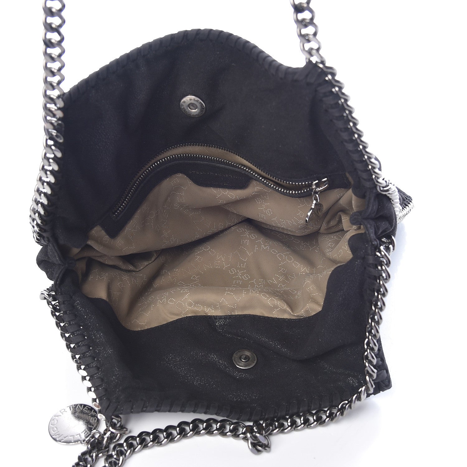 Stella McCartney Shaggy Deer Small Falabella Tote Black 5 of 12