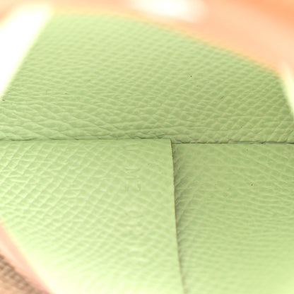 Hermes Epsom Bastia Verso Coin Purse Gold Vert Fizz 5 of 8