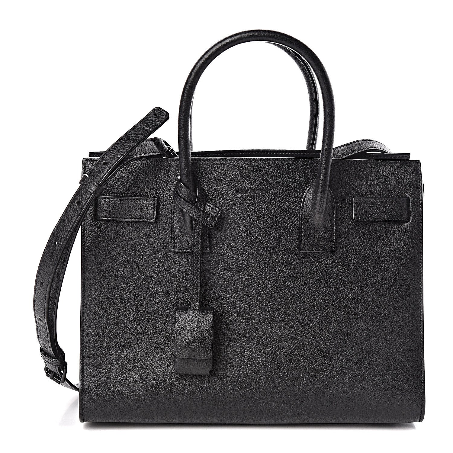 Saint Laurent Grained Calfskin Baby Sac De Jour Black 1 of 10