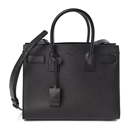 Saint Laurent Grained Calfskin Baby Sac De Jour Black 1 of 10