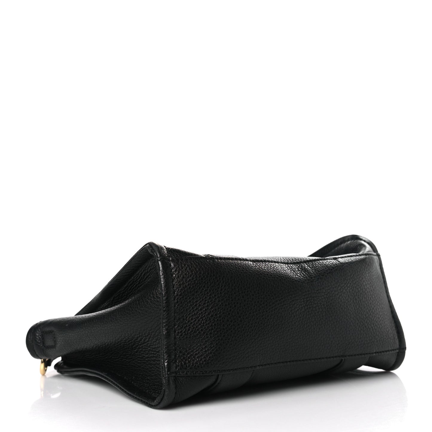 Grained Calfskin Small The Tote Bag Black