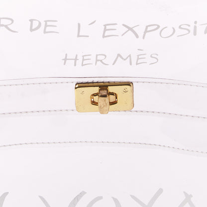 Hermes Vinyl Souvenir De L'Exposition Kelly Transparent 7 of 7