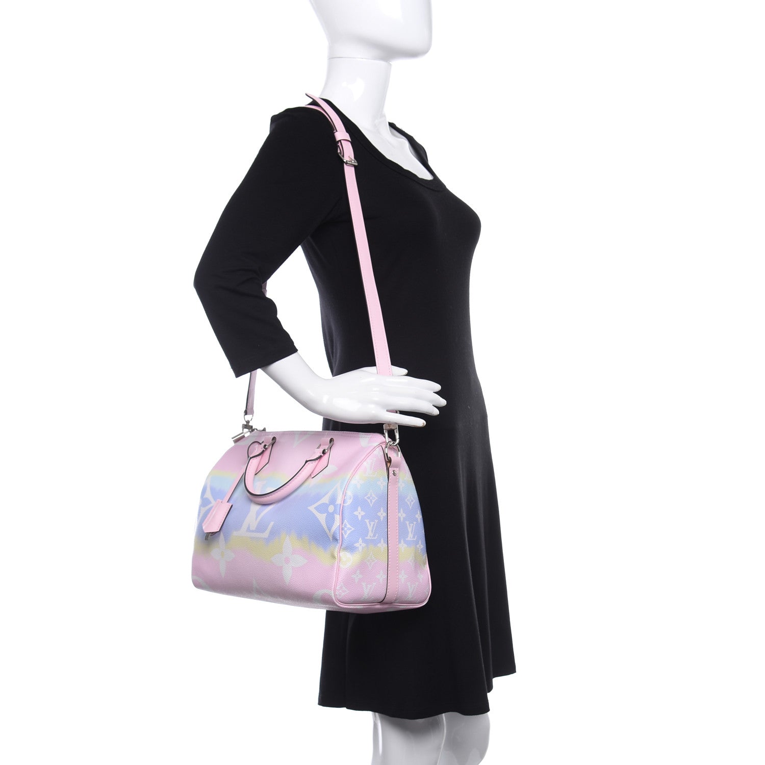 Louis Vuitton Monogram Escale Speedy Bandouliere 30 Pastel 2 of 10