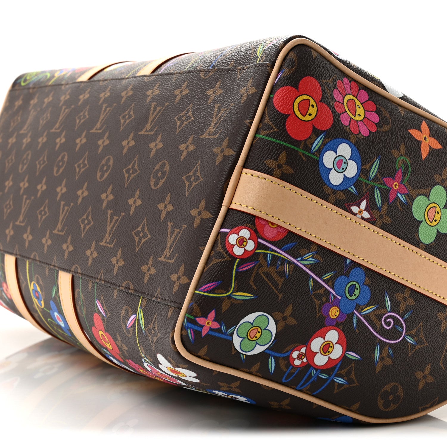 Louis Vuitton LV X TM Monogram Flowers Keepall Bandouliere 45 9 of 10