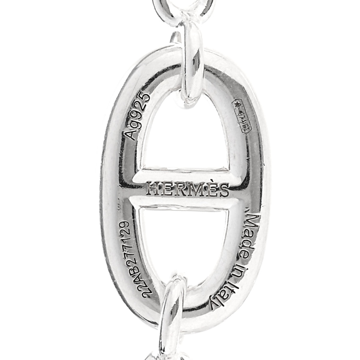 Hermes Sterling Silver Farandole Necklace 120 5 of 5