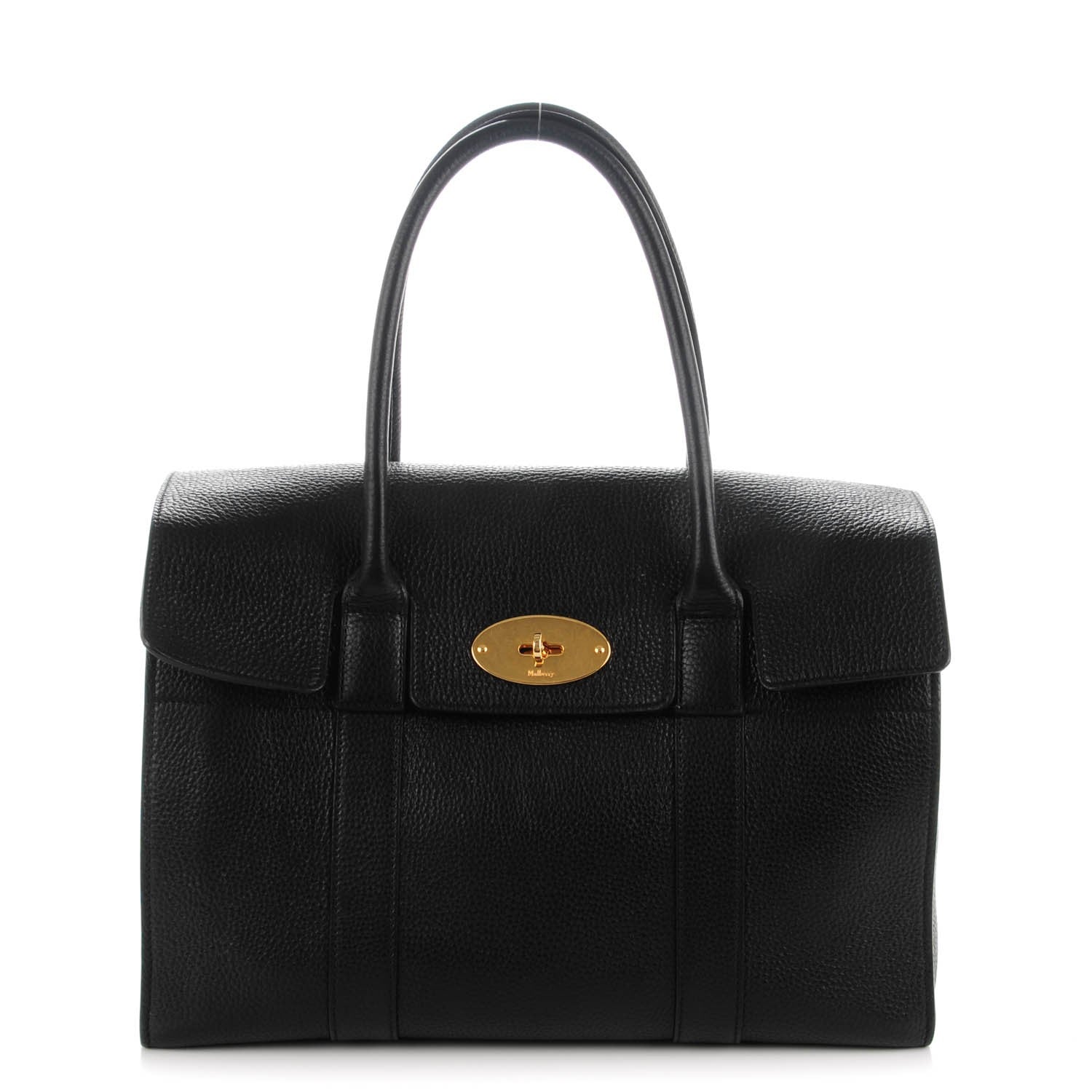 Mulberry Natural Grain Calfskin New Bayswater Black 1 of 7